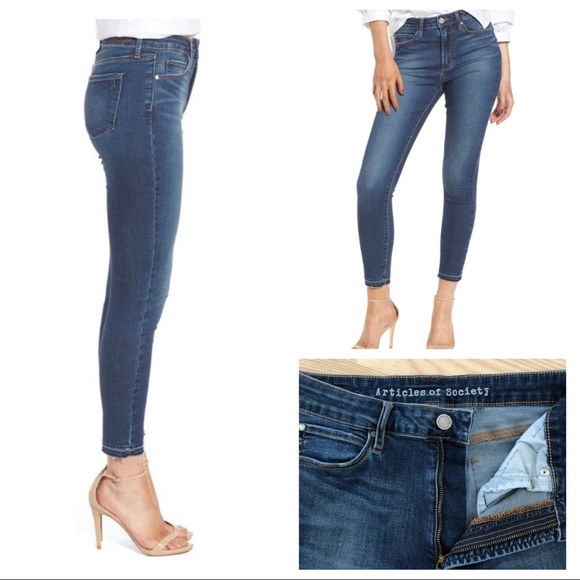 articles of society heather high rise skinny jeans